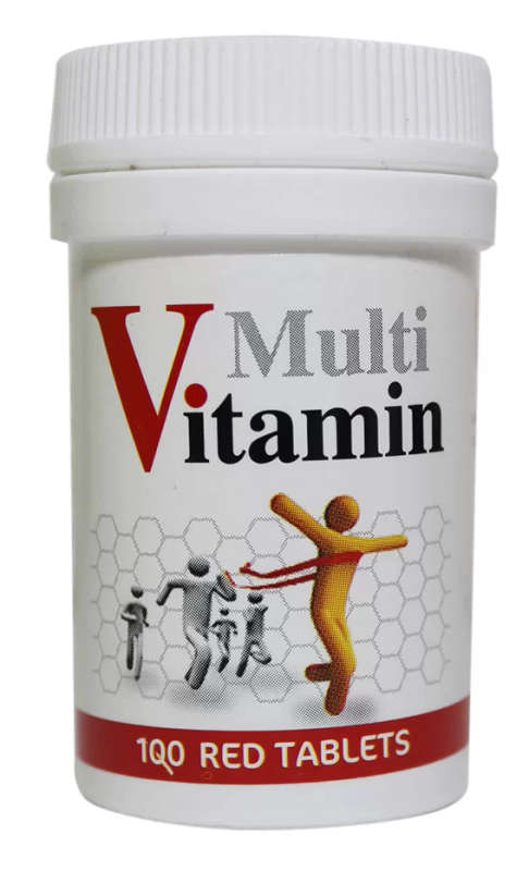 MULTIVIT RED TABS 100 DERMACHEM