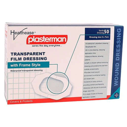 PLASTERMAN TRANSP FILM DRESS 6X7CM