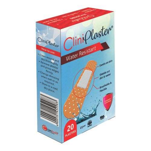 PLASTERS WATER RES 20 CLINIHEALTH