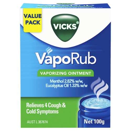VICKS VAPORUB JAR 100G