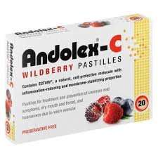 ANDOLEX C LOZENGES 20 WBERRY
