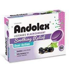 ANDOLEX LOZ SOOTHING 24 BLACKCURRENT