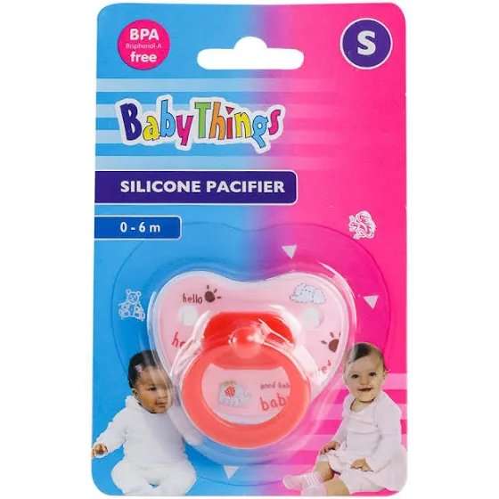 BABY THINGS PACIFIER PP ASSTD  0-6MONTHS