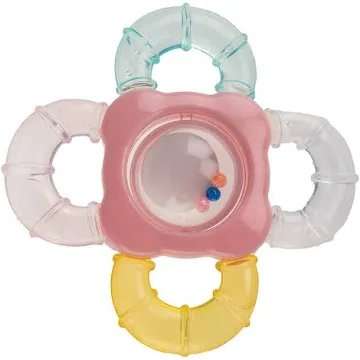 BABY THINGS RATTLE TEETHER ASSTD COL
