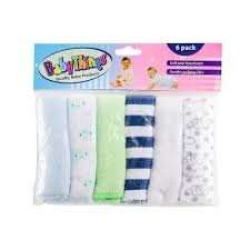 BABY THINGS WASHCLOTH 6PCS