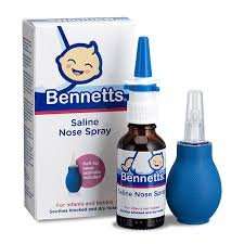 BENNETTS SALINE NOSE SPR + ASPIRATOR