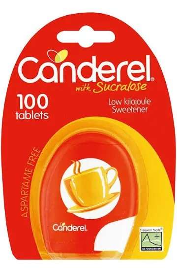 CANDEREL SUCRALOSE TABS 100 YELLOW