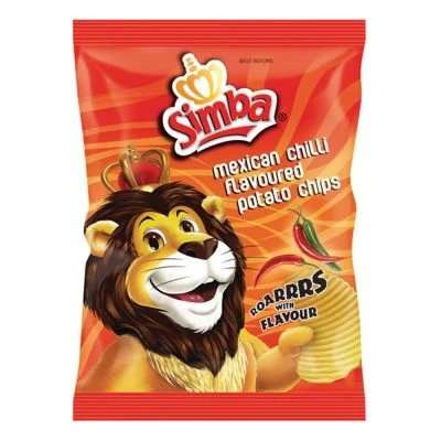 SIMBA CHIPS  36G MEXICAN CHILLI