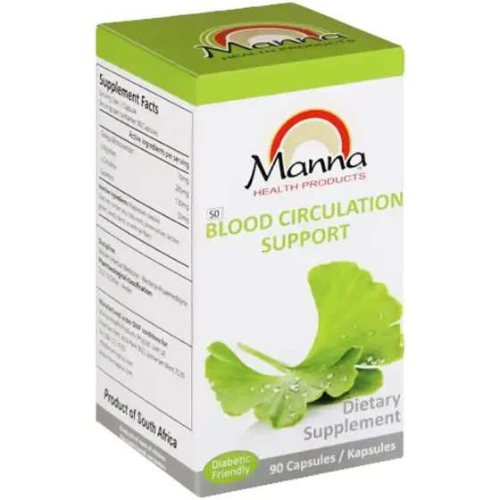 MANNA BLOOD CIRCULATION CAPS 90