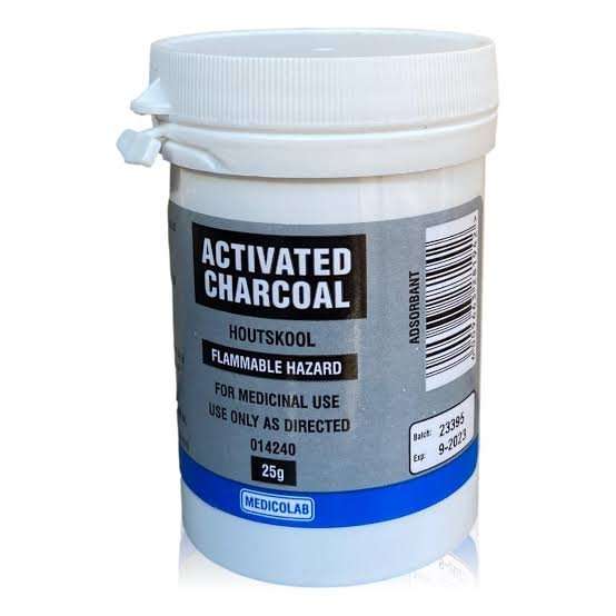 CHARCOAL (ACTIVATED) POW 25G MEDICO