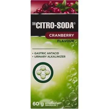 CITRO SODA GRANULES 60G CRANBERRY