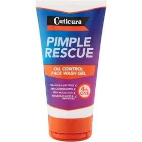 CUTICURA PIMPLE RESCUE FACE WASH GEL 150