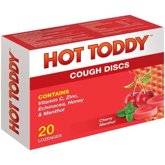 HOT TODDY COUGH  DISCS LOZ 20