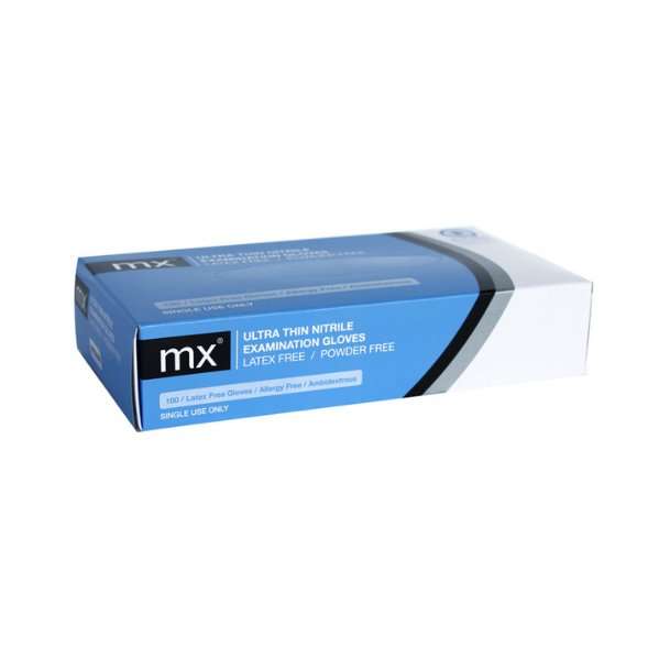 MX GLOVES NITRILE P/F L/F ULTRA - S 100