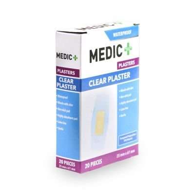 MEDIC PLASTER WPROOF 25X61MM 20