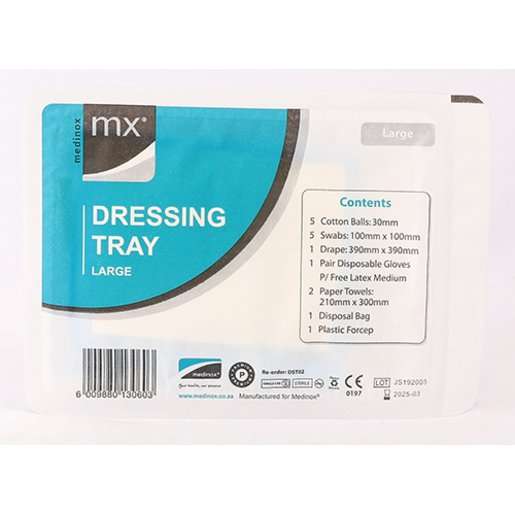 MX DRESSING TRAY WITH FORCEPS