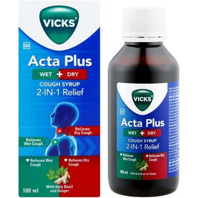 VICKS ACTA PLUS WET AND DRY 100ML