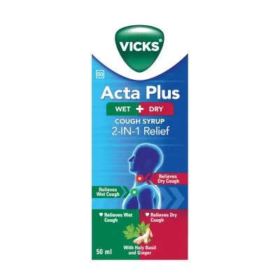 VICKS ACTA PLUS WET AND DRY  50ML