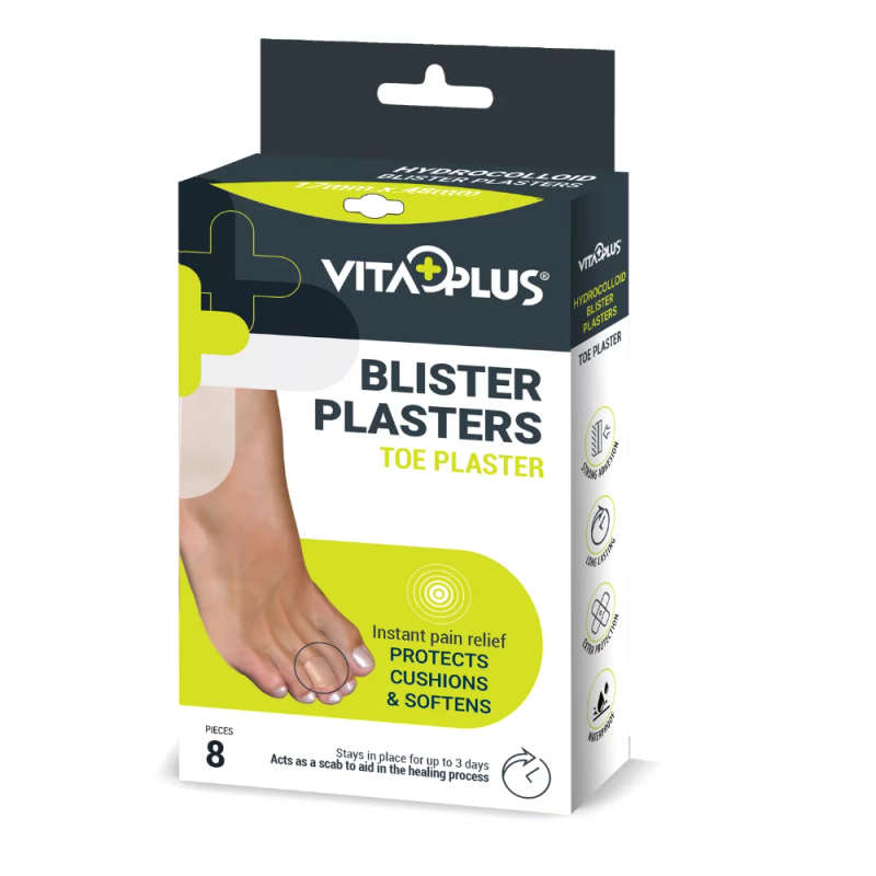 VITAPLUS BLISTER PLASTERS TOE 17X48MM 8'