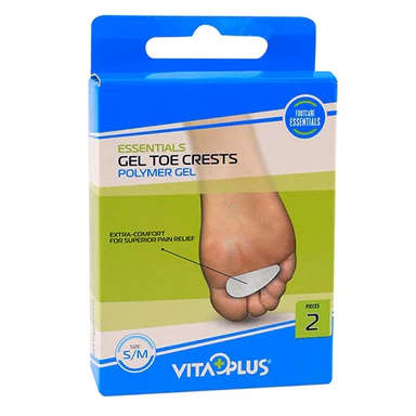 VITAPLUS GEL TOE CRESTS SMALL/MED 2