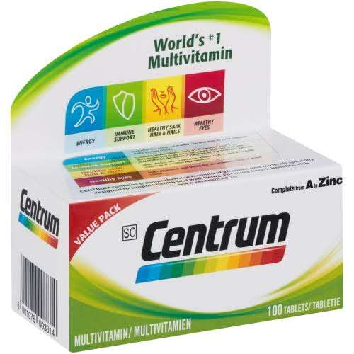 CENTRUM ADULT TABS 100