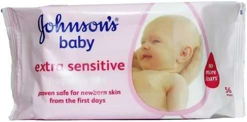 JS BABY WIPES 56X3 GENTLE CLEANSING