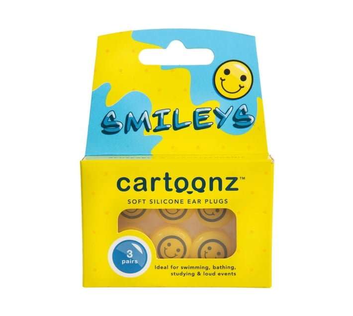 EAR PLUGS SOFT SILICONE SMILEYS