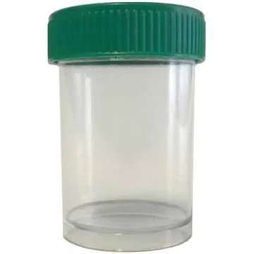 URINE SPEC JAR 50 ML GRN TOP 125 (PLS)