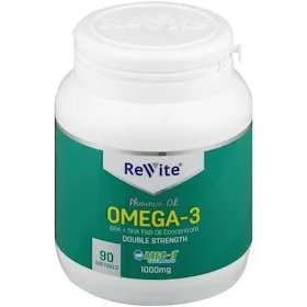 REVITE OMEGA-3 FISH OIL 1000MG 90