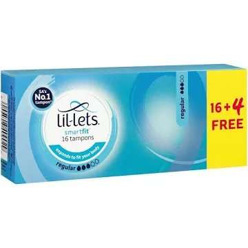 LIL-LETS 16+4 VP REGULAR TAMPONS