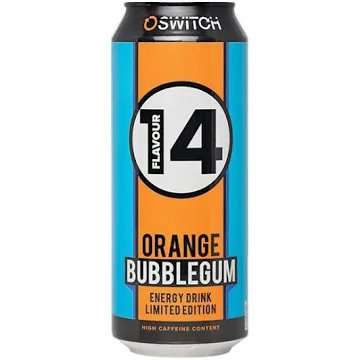 SWITCH 500ML ORANGE BUBBLEGUM