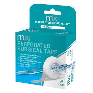 MX PERFORATED 5CM X 5M SURGICAL TAPE
