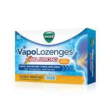 VICKS LOZENGES XTRA STRONG 16 HONEY