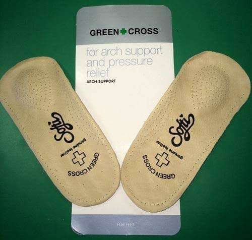 GREEN CROSS ARCH SUPP LDS SIZE  4