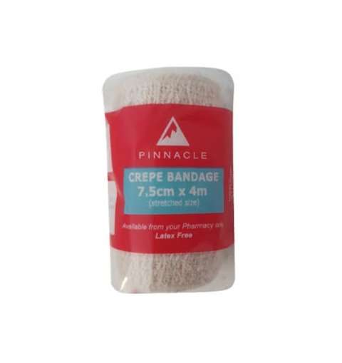 PINNACLE BANDAGE CREPE  75MM