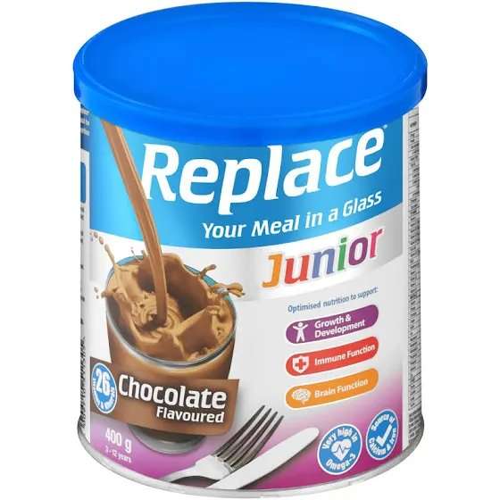 REPLACE JUNIOR 400G CHOCOLATE