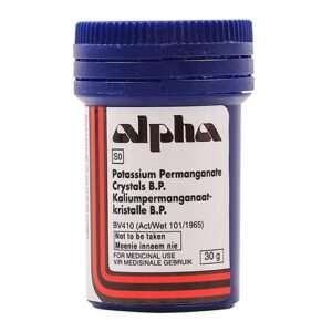 POT PERMANGANATE  30G ALPHA