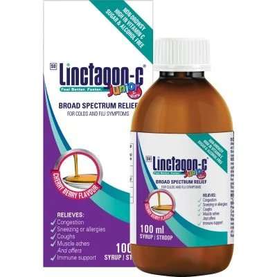 LINCTAGON C COLD & FLU JUNIOR 100ML