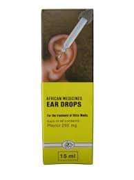 EAR DROPS 15ML AFRICAN MEDICINES