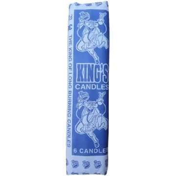 CANDLES WHITE 6