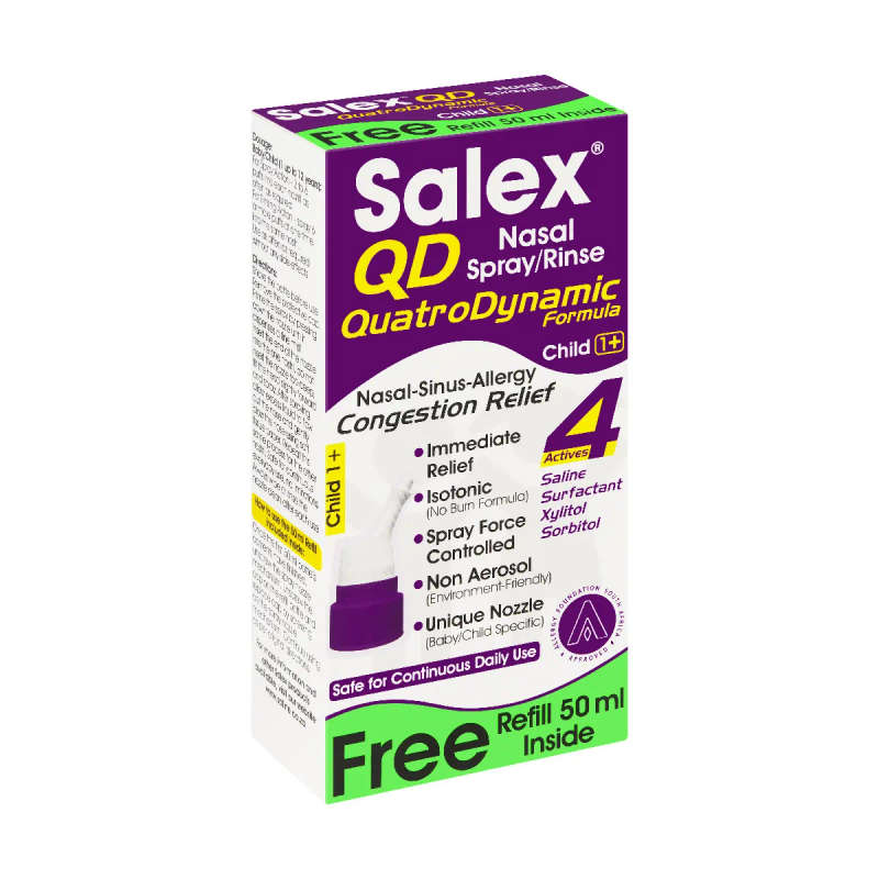 SALEX QD CHILD NASAL SPRAY RINSE 50ML