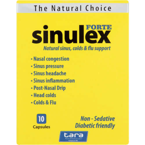 SINULEX ON THE GO CAPS 10
