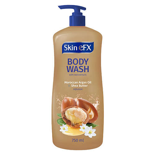 SKINEFX BWASH 750ML MOR A/OIL & S/BUTR