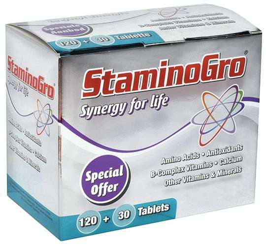 STAMINOGRO 120 + 30 BANDED GEOREN