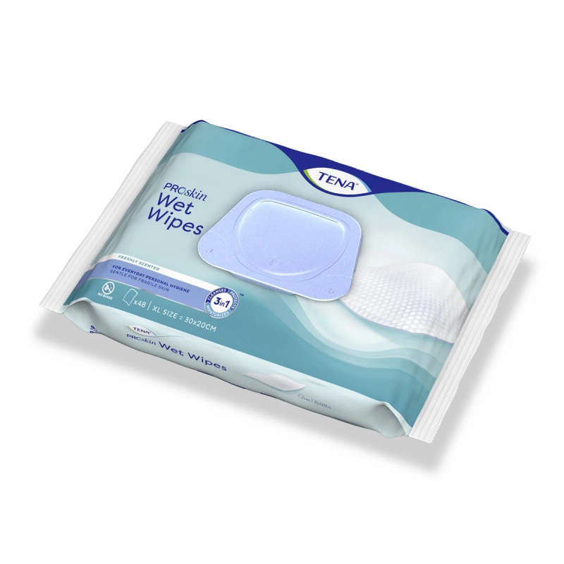 TENA WET WIPES 48