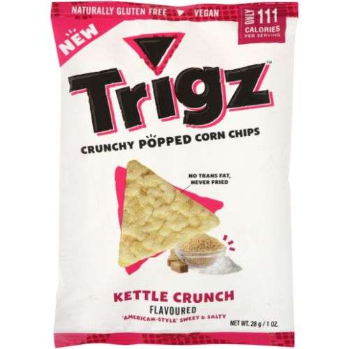 TRIGZ POPPED CORN 28G  KETTLE CRUNCH