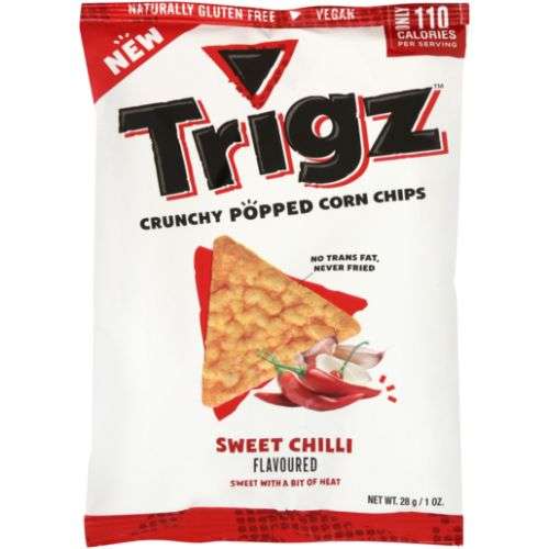 TRIGZ POPPED CORN 28G  SWEET CHILLI