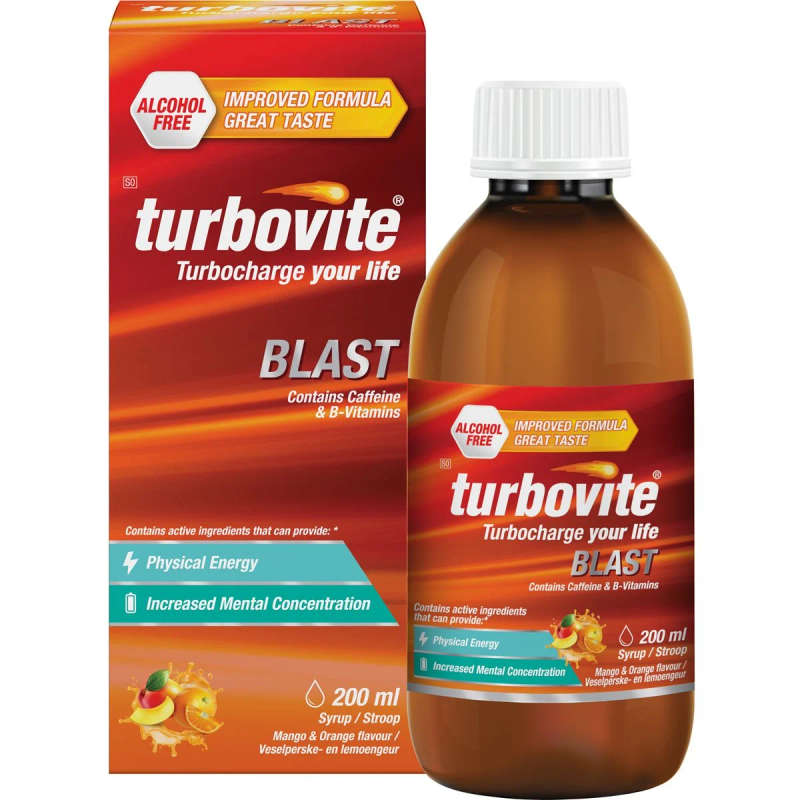 TURBOVITE BLAST A/FREE SYR 200ML