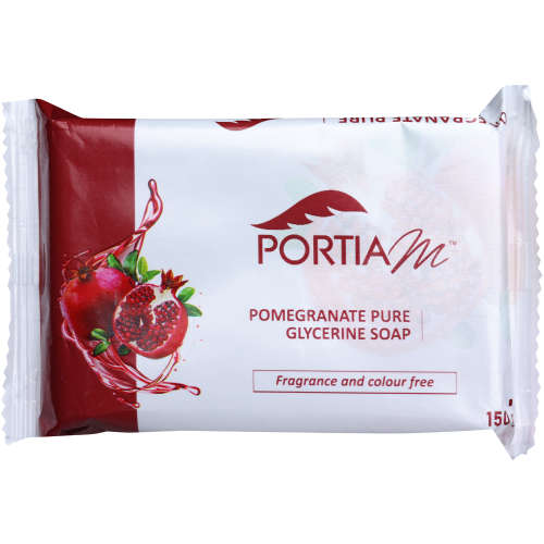 PORTIA M GLYCERINE SOAP 15 POMERGRANATE