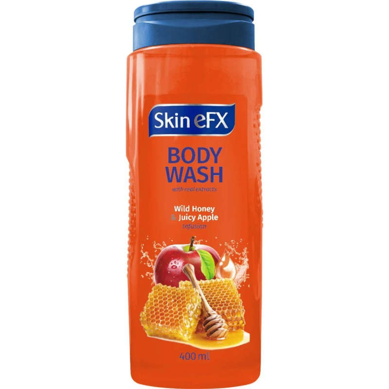 SKINEFX BWASH 400ML APPLE & HONEY